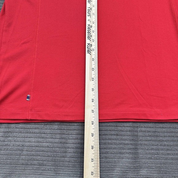 Tommy Bahama Polo Shirt Men Medium Red Polyester Short Sleeve Golf Golfing. - Picture 5 of 11